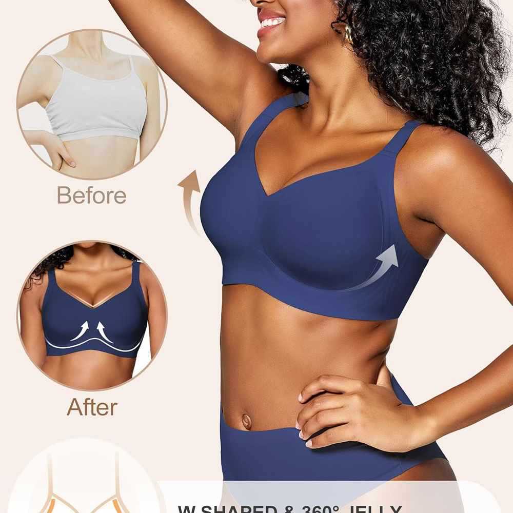 Женский бесшовный бюстгальтер  – обзор и цена Plunge Bra Push Up