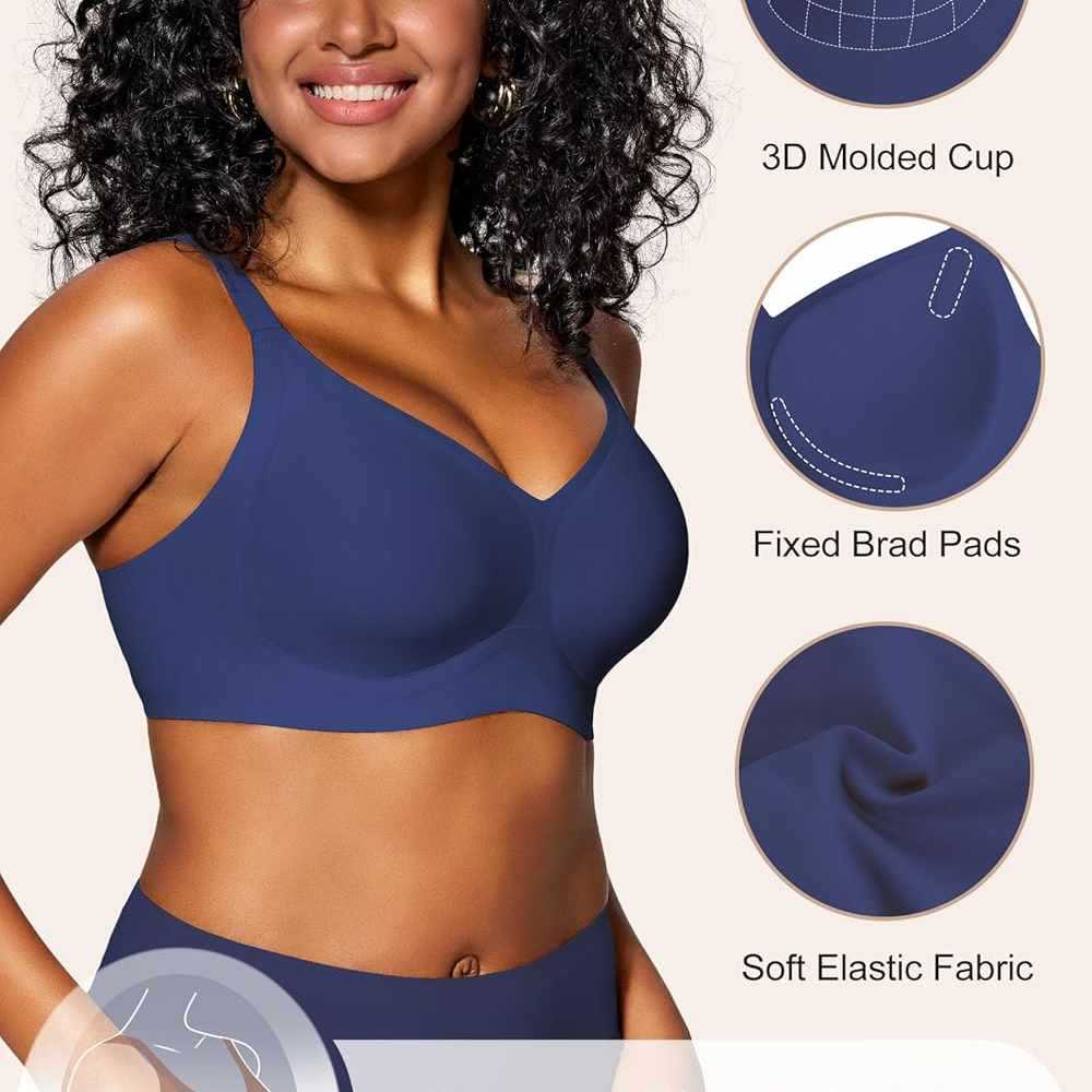 Женский бесшовный бюстгальтер  – обзор и цена Plunge Bra Push Up